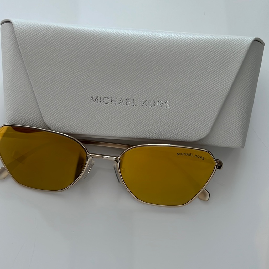Michael Kors Gold Sunglasses. Never Been Worn